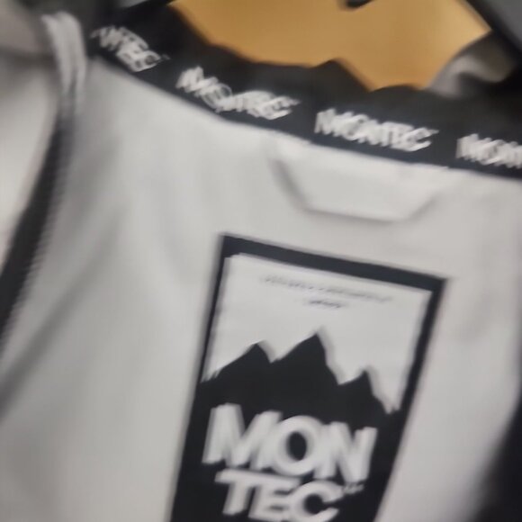 Montec Womens Ski Jacket Soft Gray/black Size S Dune Insulated Hooded Pullover - Picture 5 of 12